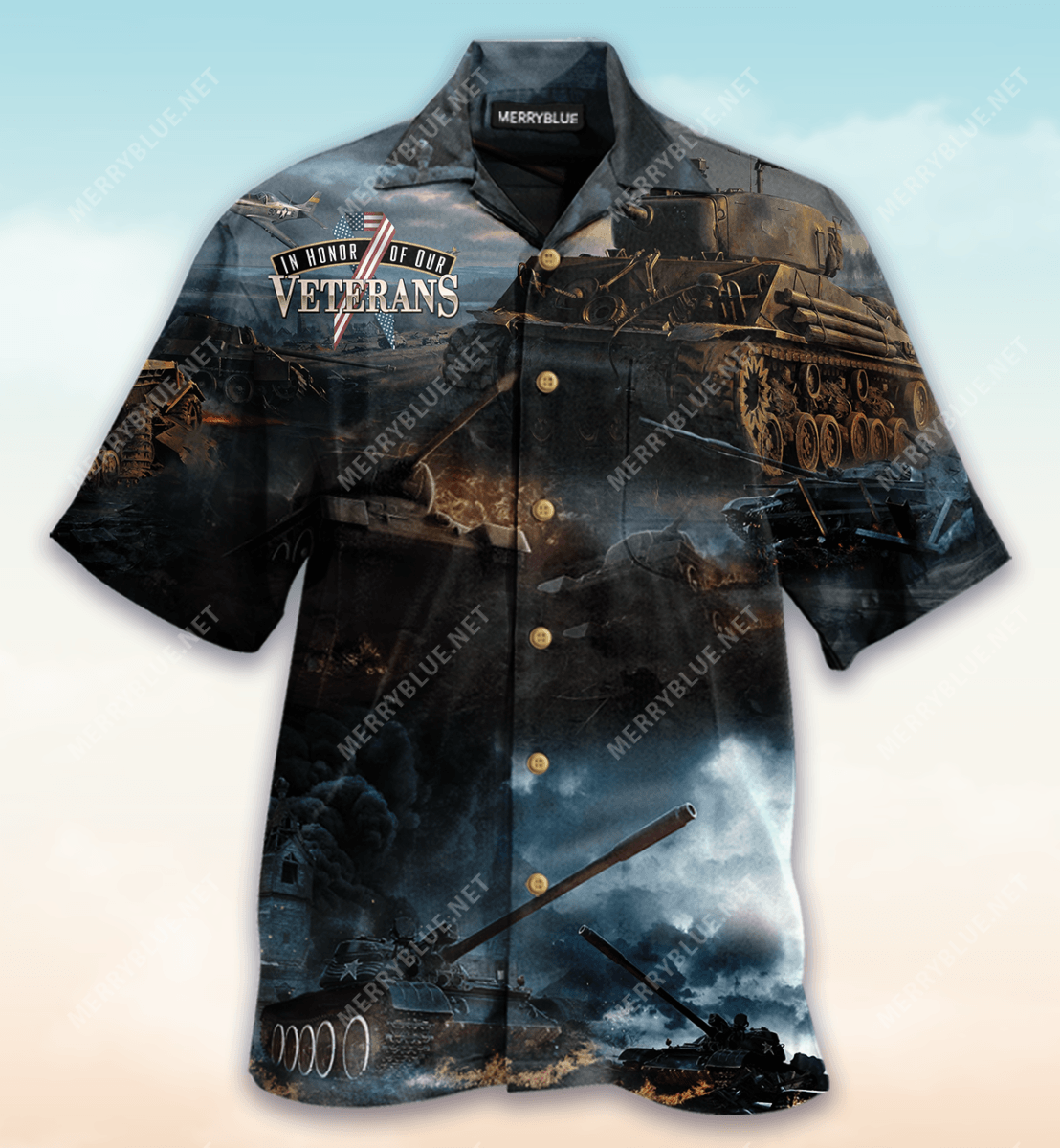 The Tanker Are Heroes – Veteran Hawaiian Shirt