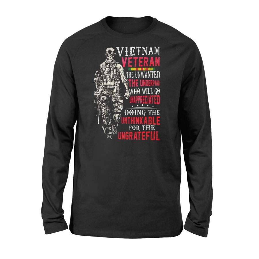 Vietnam veteran – The ungrateful – Premium Long Sleeve