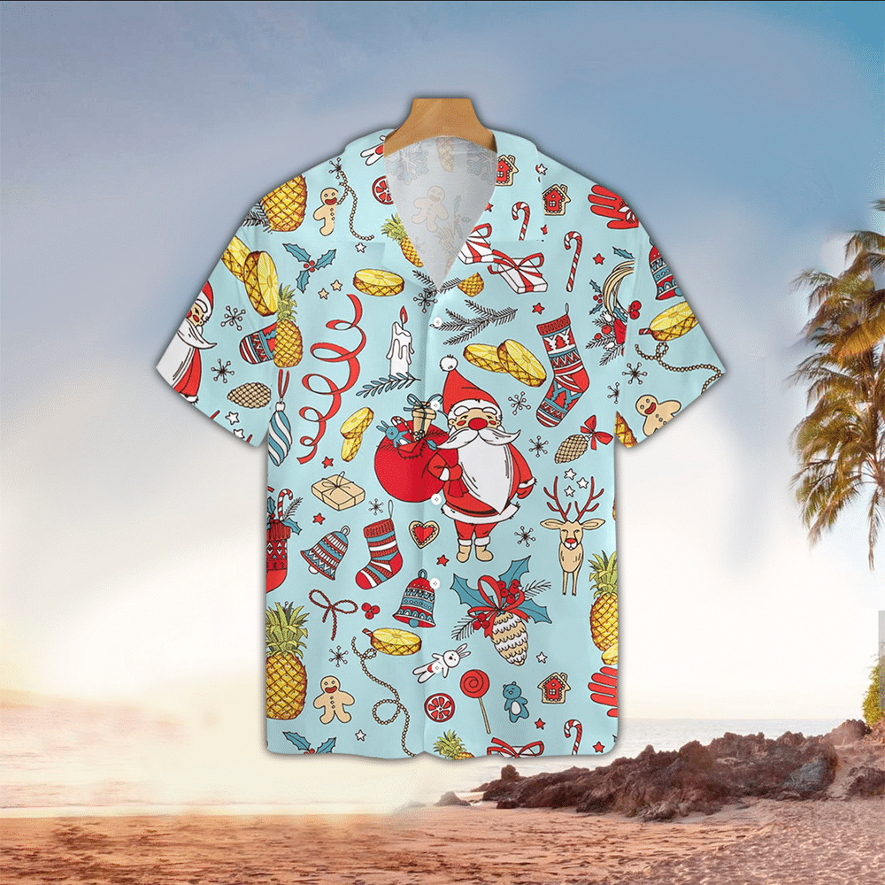 Christmas Santa Hawaii Perfect Shirt Aloha Ha75856