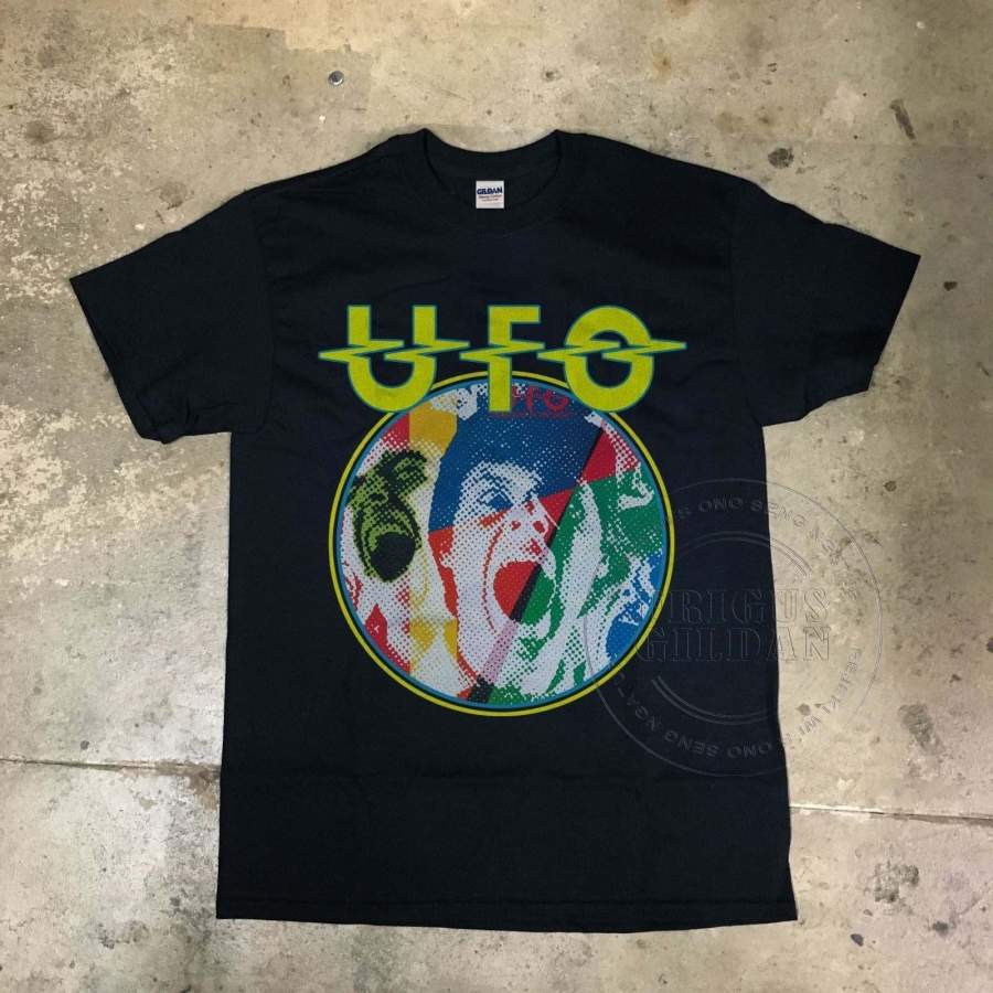 YPS Vtg 70’s UFO – Strangers in the Night Album 1979 Men’s Fashion T-Shirt