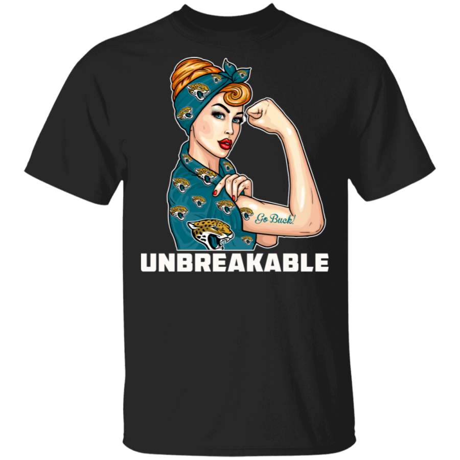 Beautiful Girl Unbreakable Go Jacksonville Jaguars T Shirt