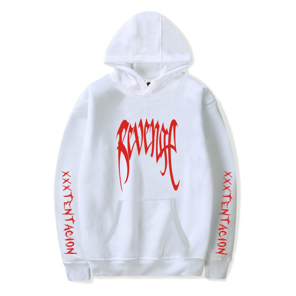 XXXTentacion Hoodies – Solid Color Popular Rapper XXXTentacion Revenge Icon Hoodie