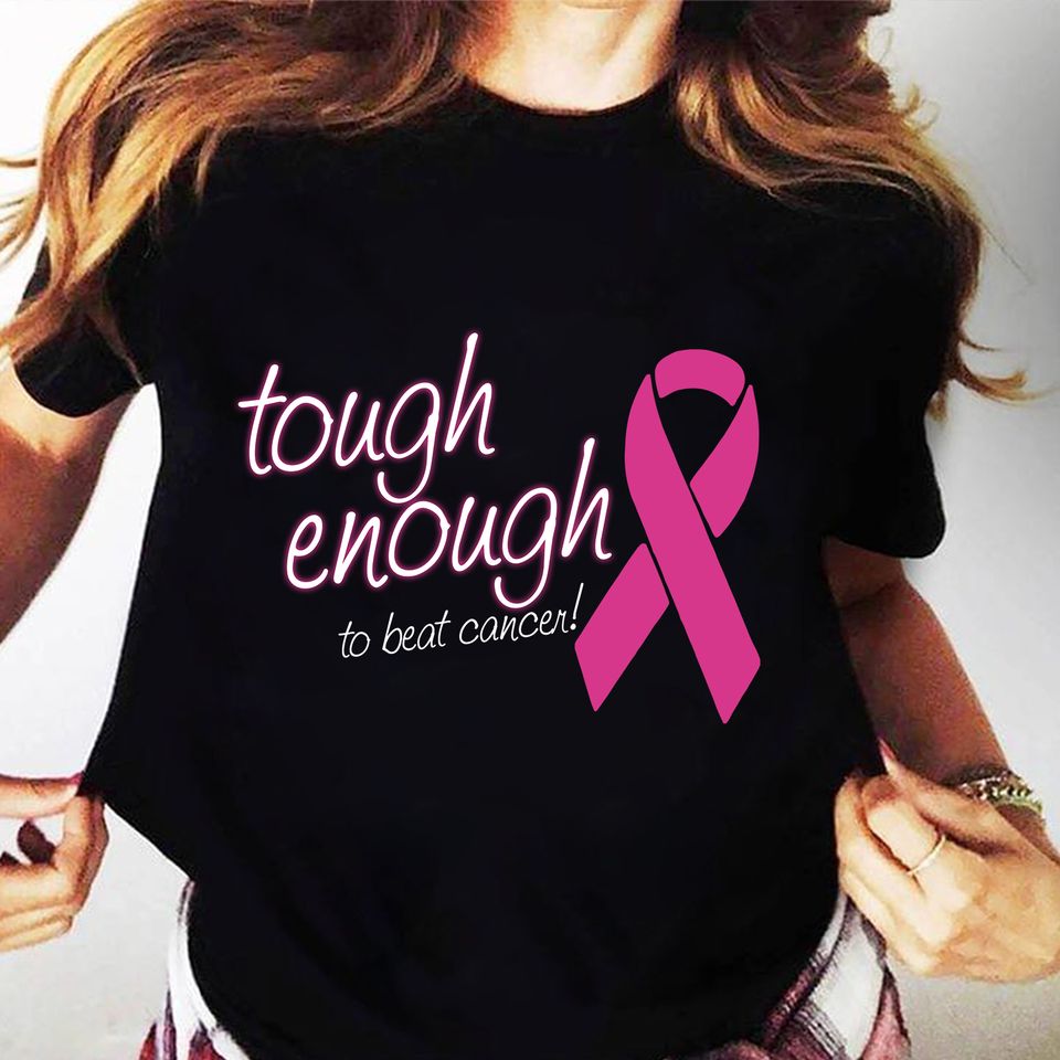 Tough Enough To Beat Cancer Standard Women’s T-shirt