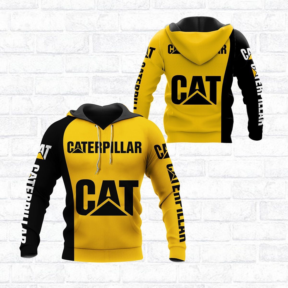 3D All Over Printed Caterpillar Shirts Ver1 (Yellow) – Zeleton Store