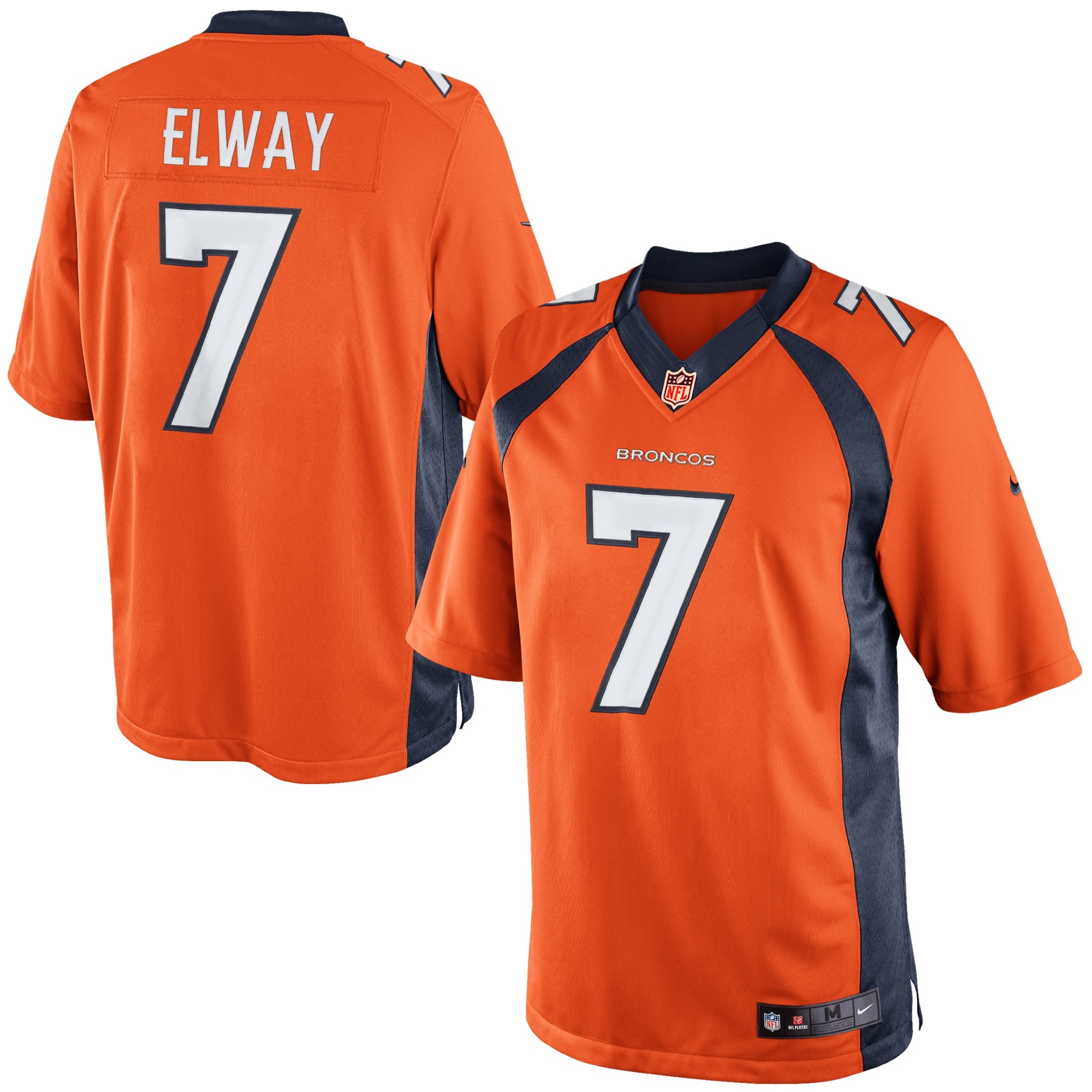 John Elway Denver Broncos Retired Player Limited Jersey – Orange