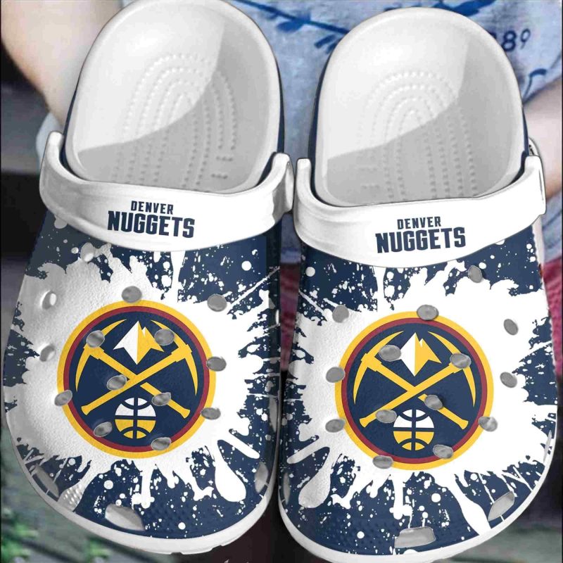 Denver Nuggets Basketball Club Crocband Clogs Comfortable Crocs Shoes For Men Women