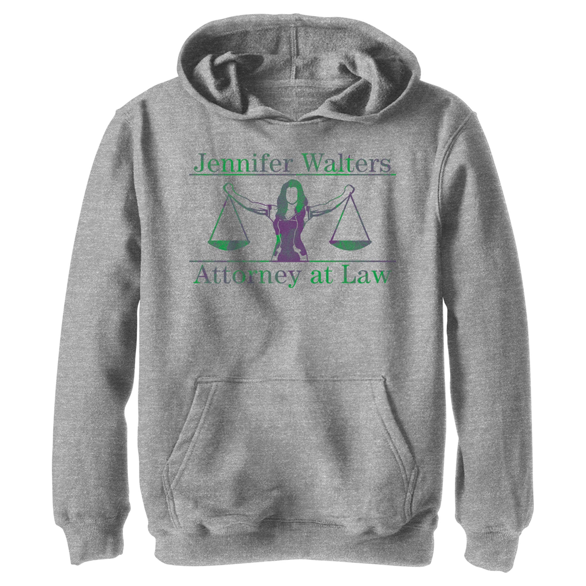 Boy’S She-Hulk: Attorney At Law Muscle Lawyer Pull Over Hoodie