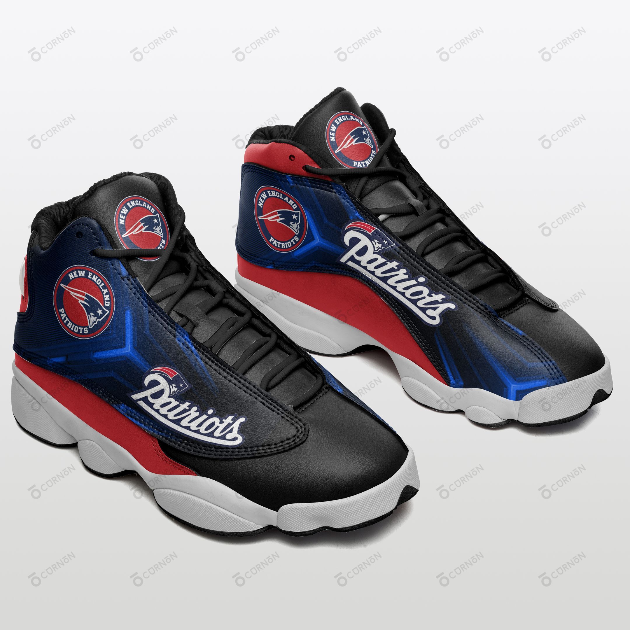 New England Patriots Air JD13 Sneakers 671