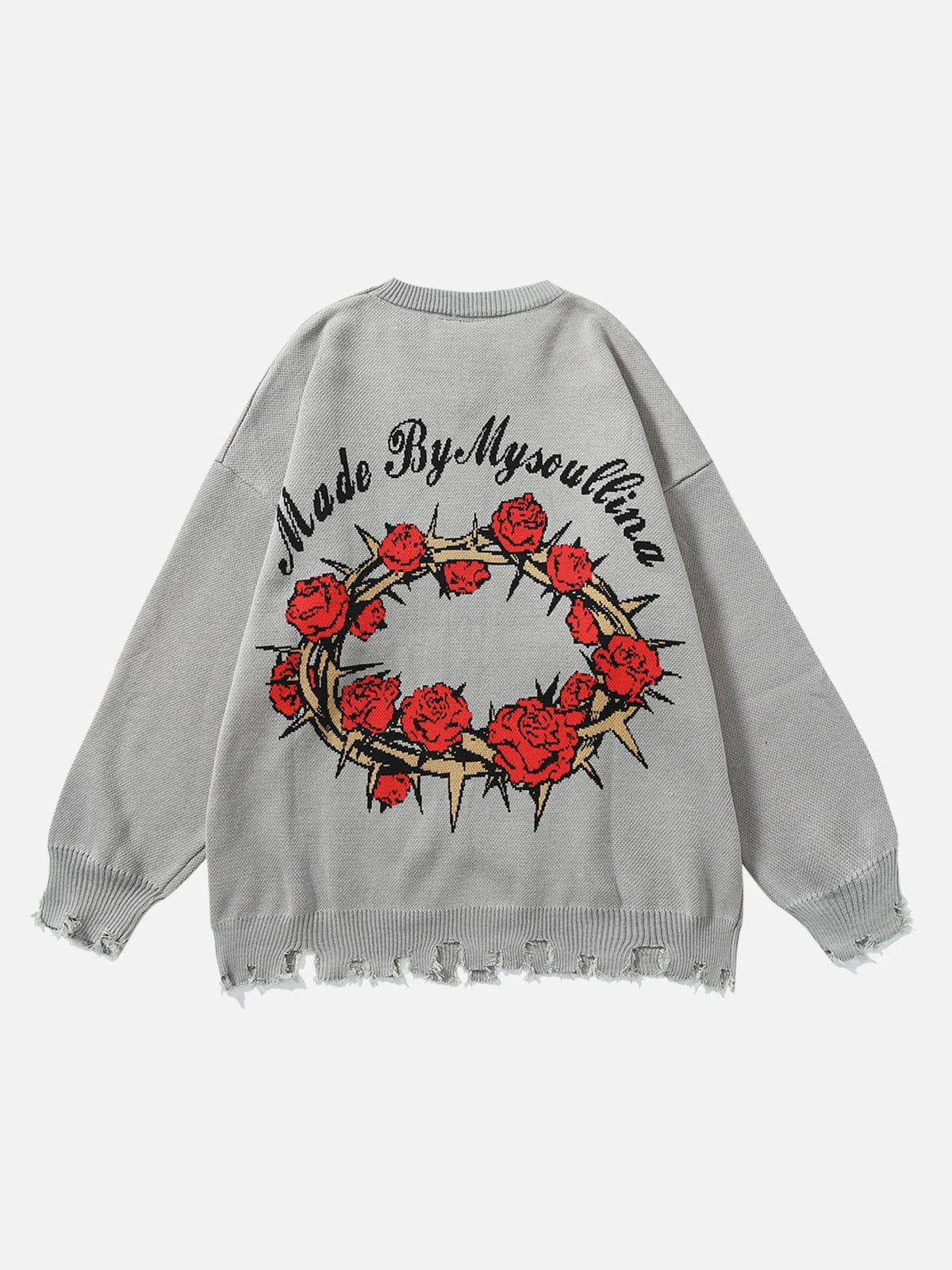 Talishko™ – Garland Embroidery Sweater