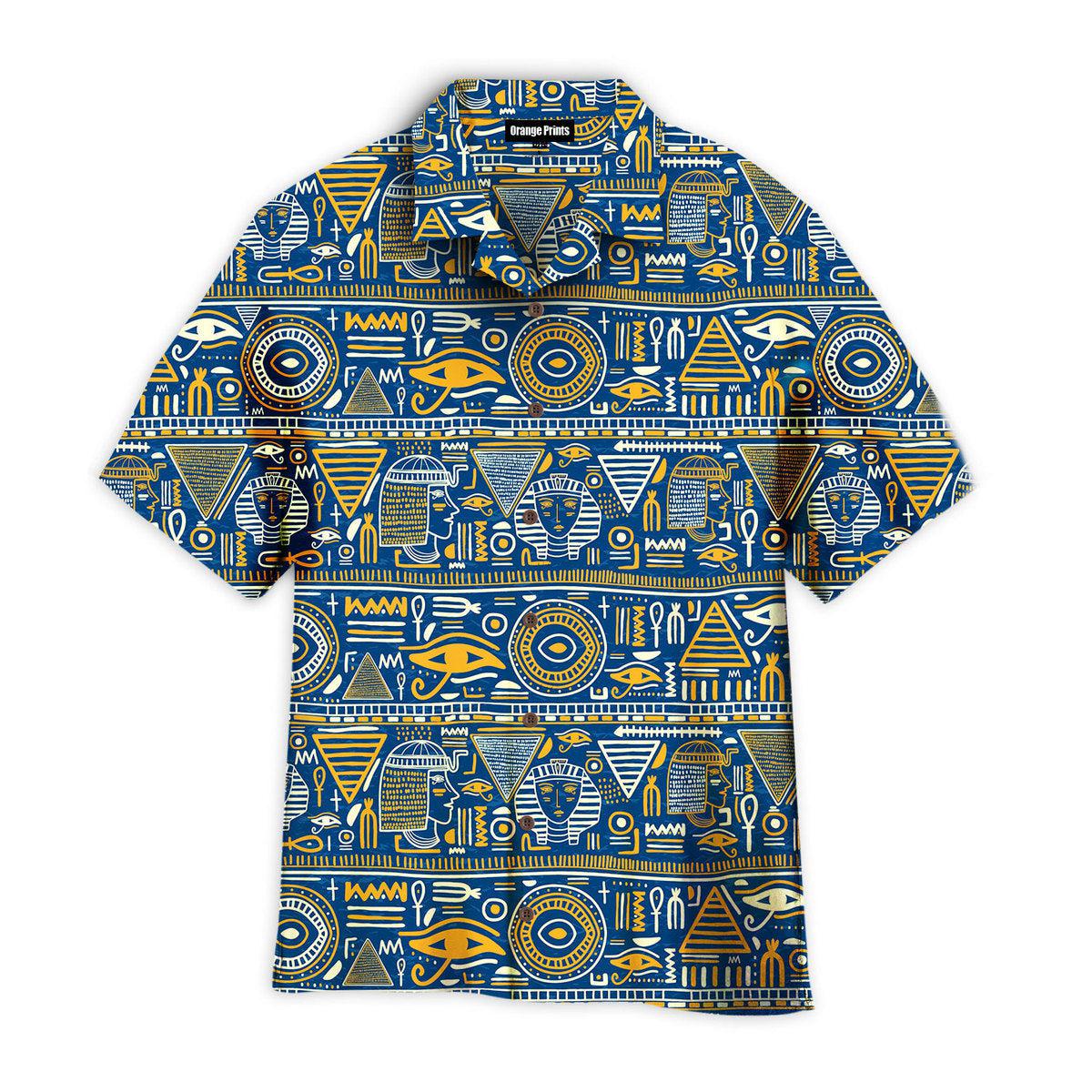 Ancient Egyptian Tribal Aloha Hawaii Shirts For Men Women Ha18980