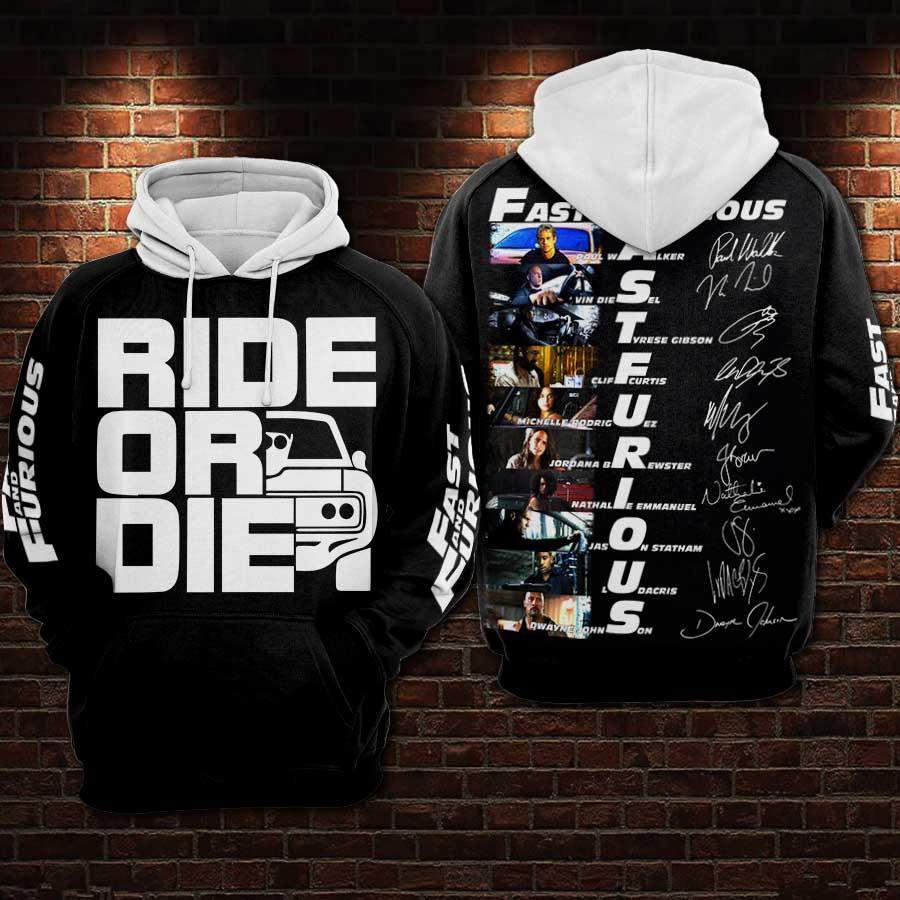 Fast And Furious Men/Women All-Over Print 3D Hoodie