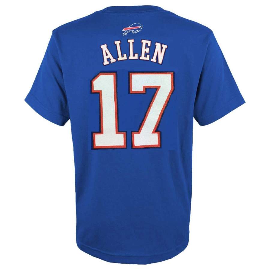 Josh Allen Buffalo Bills #17 Youth Name & Number T-Shirt