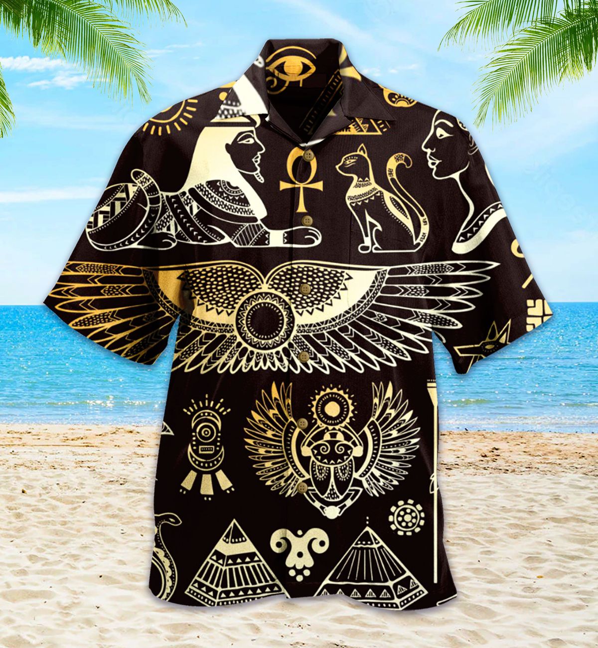 Ancient Egypt Culture Black Hawaii Shirt Ha104770