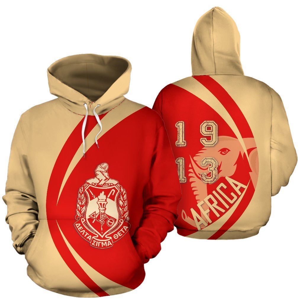 Greek Life Hoodie – Delta Sigma Theta Big Logo Pullover – Circle Style