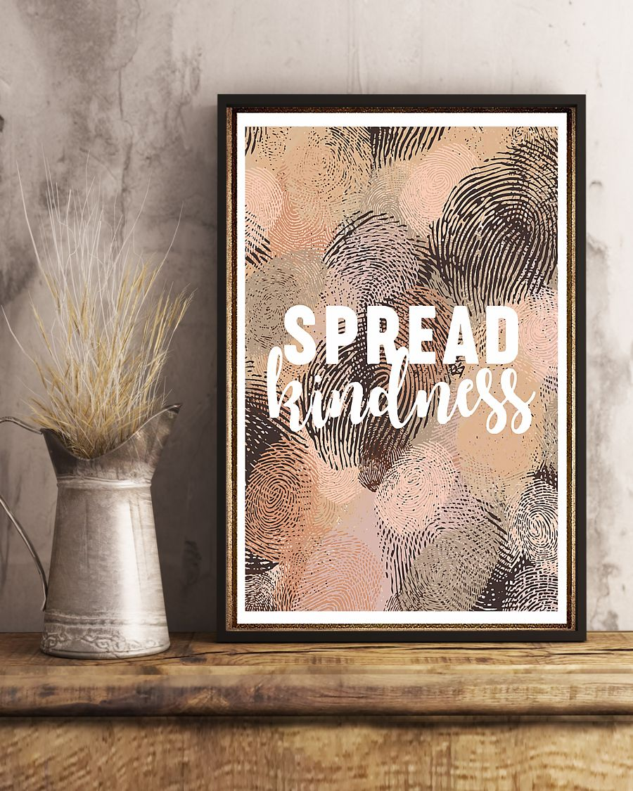 Spread Kindness Equality Civil Rights Poster Room Home Decor Wall Art Gifts Idea – Mostsuit Support Black Lives Matter