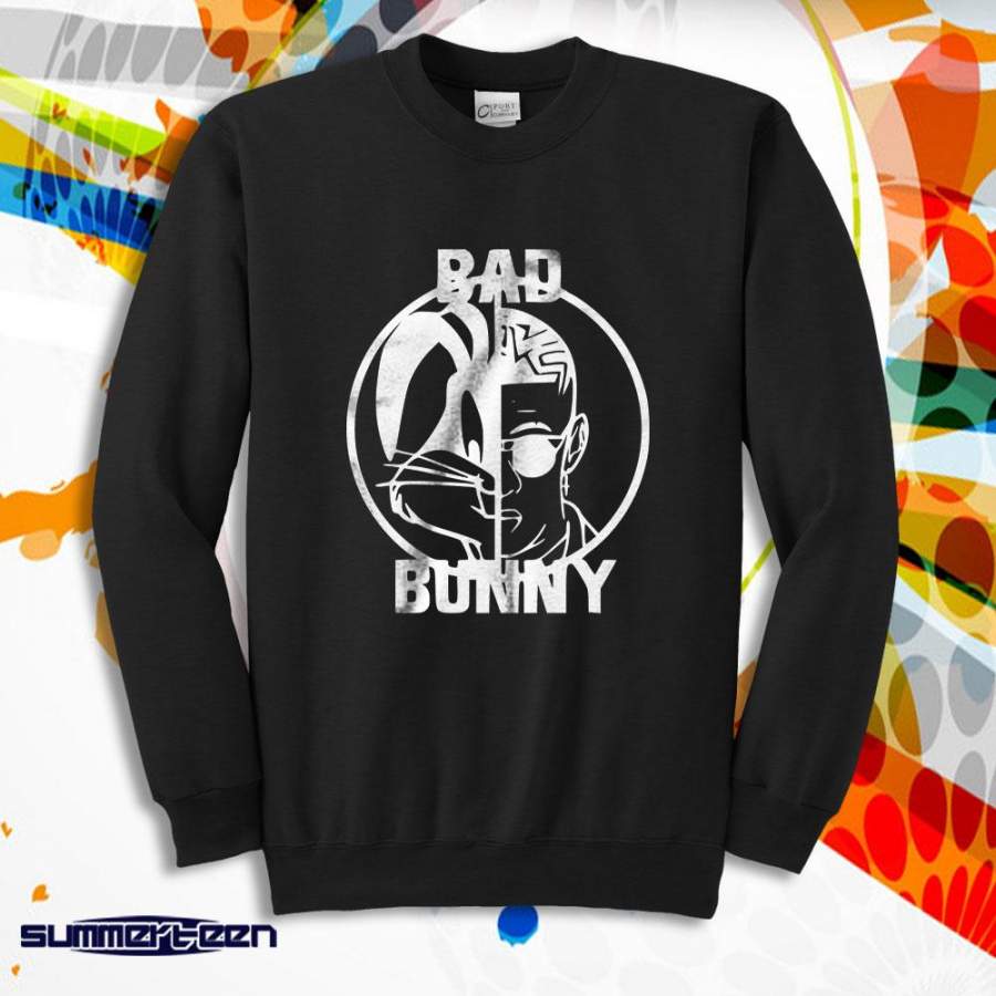 Bad Bunny El Conejo Face to Face Men’s Sweatshirt