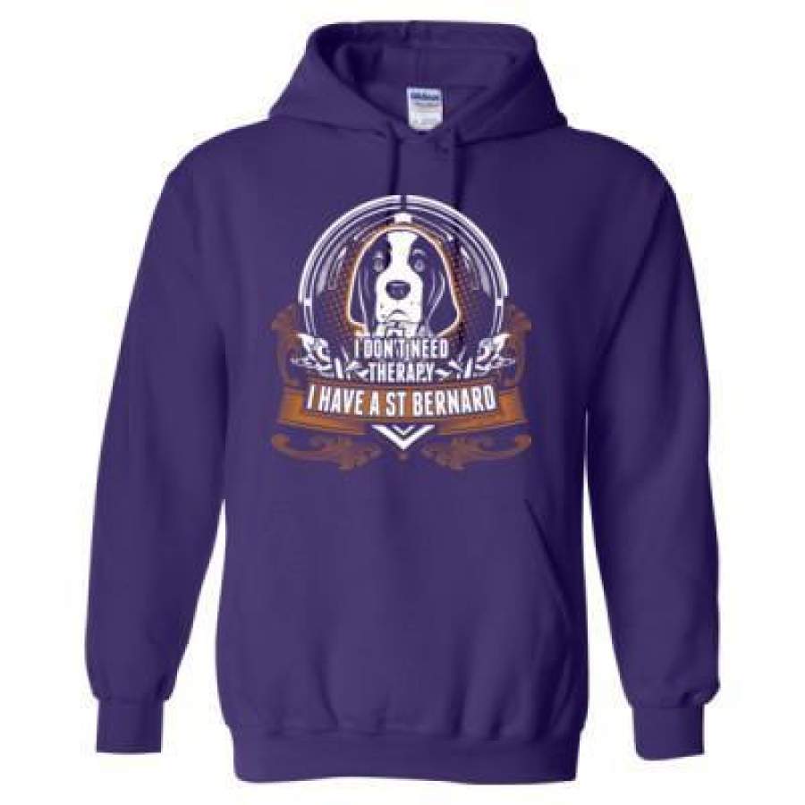 AGR I Dont Need Therapy I Have A St Bernard – Heavy Blend™ Hooded Sweatshirt