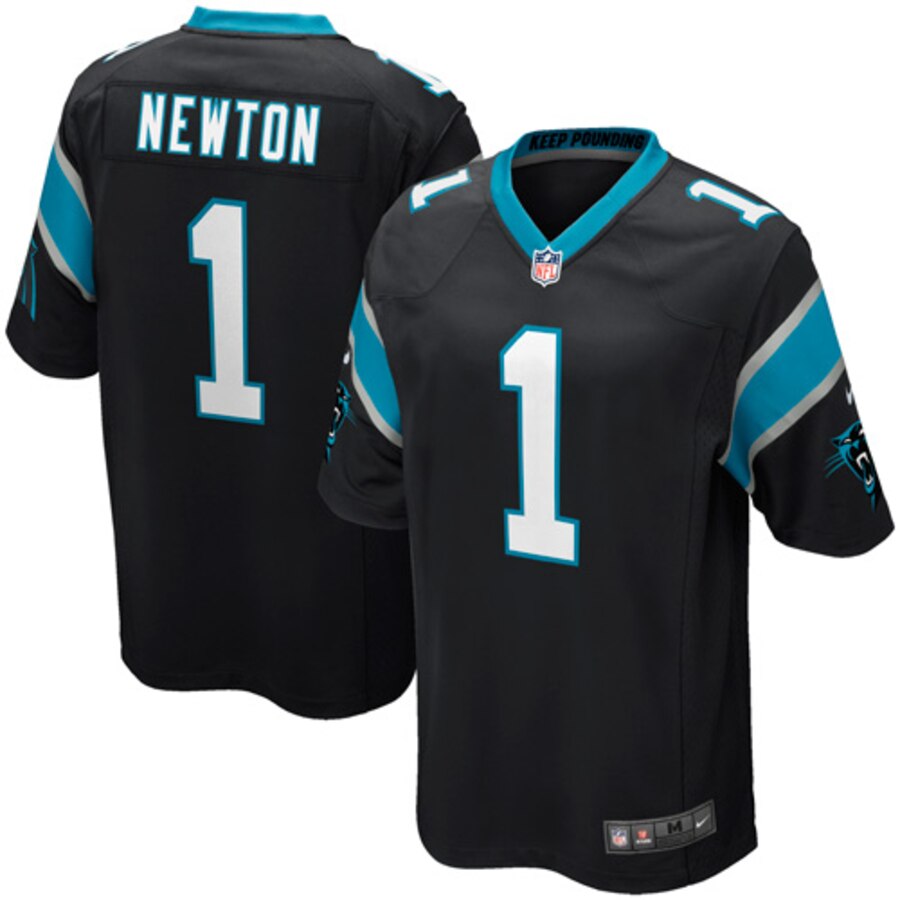 Cam Newton Carolina Panthers Nike Youth Team Color Game Jersey – Black