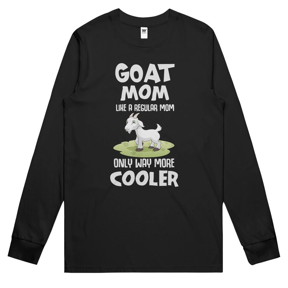 Goat Animal Caprine Farmer Mother S Day Gift Goat Mom Long Sleeve T Shirts