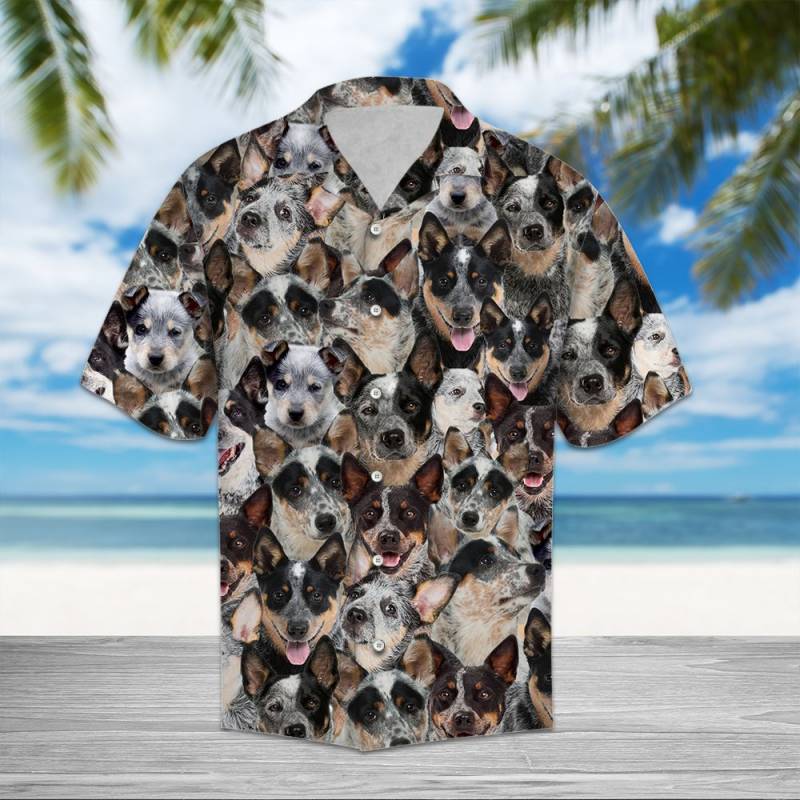 Australian Cattle Dog Awesome Hawaiian Shirt Ha74634