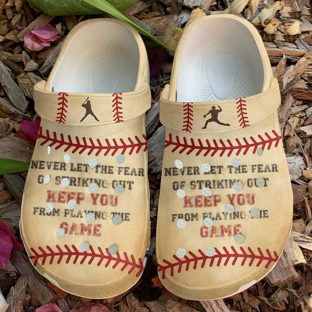 Baseball Personalized Clog, Custom Name, Text Striking Out, Fashion Style For Women, Men, Kid, Print 3D