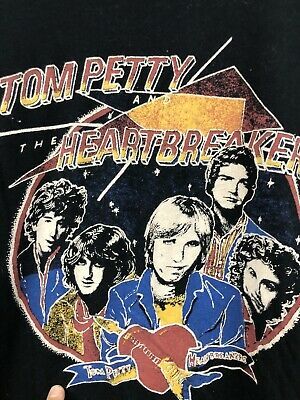 Vintage Tom Petty & The Heart Breakers Rock T Shirt 70s 3849