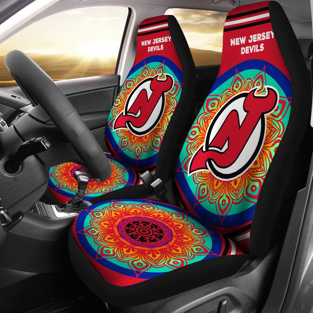 New Jersey Devils Car Seat Covers V3