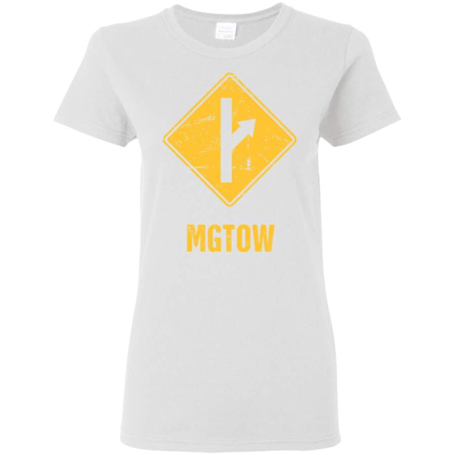 AGR Distressed MGTOW Sign Womens T-Shirt