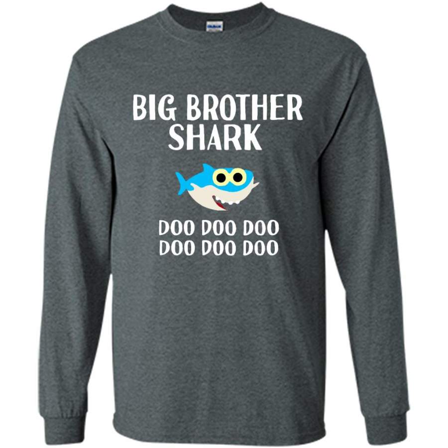 Big Brother Shark Doo Doo Doo B – Gildan Long Sleeve Shirt