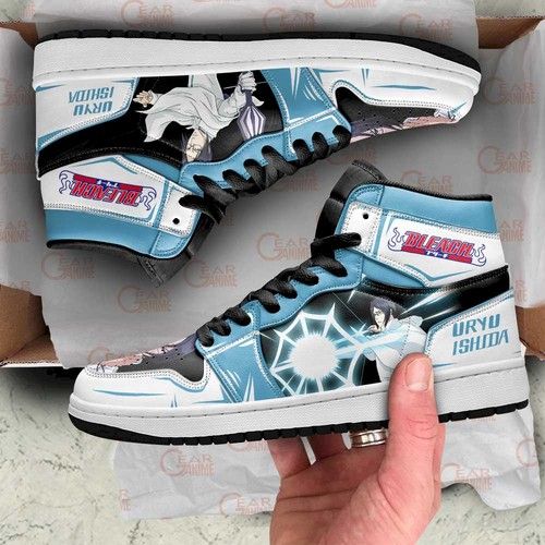 Uryu Ishida Bleach Jordan Sneakers Anime Custom Shoes Mn09 Jordan Sneaker