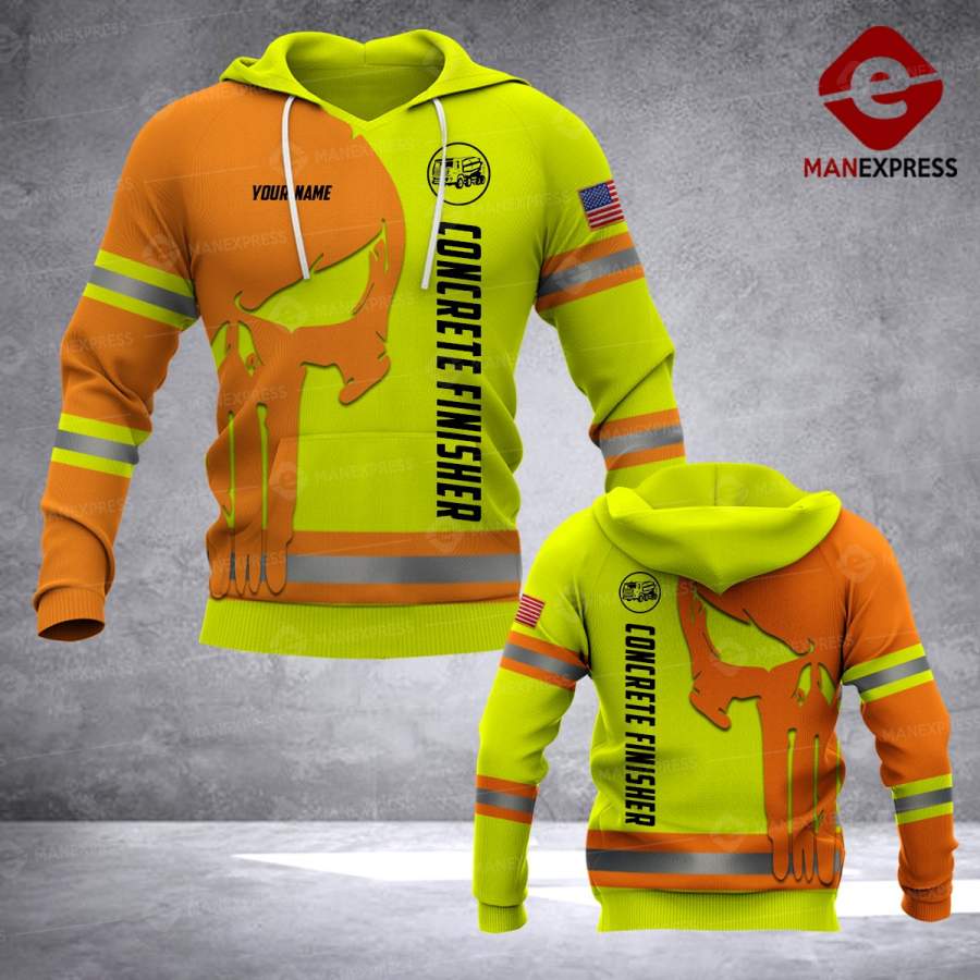 VH CUSTOMIZE Concrete Finisher HOODIE 3D ALL OVER PRINT 0312 PMK