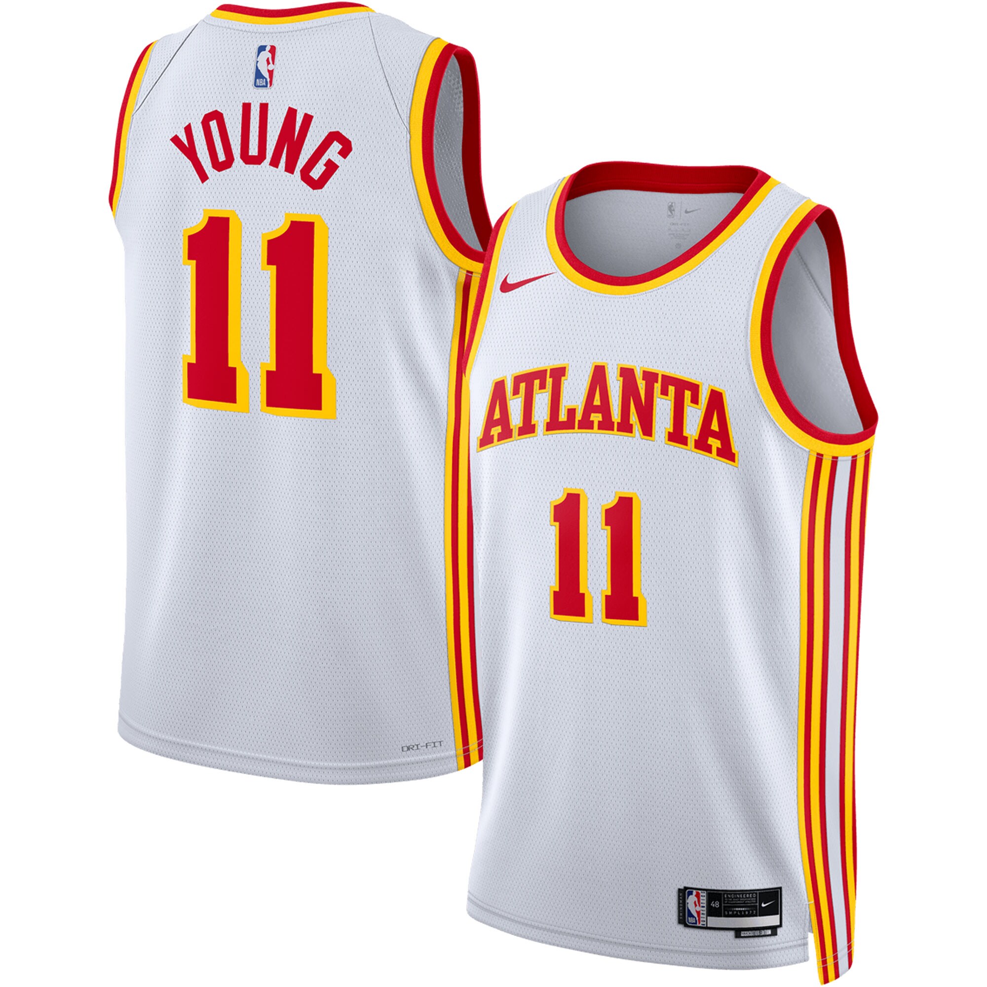 Trae Young Atlanta Hawks Unisex Swingman Jersey – Association Edition – White