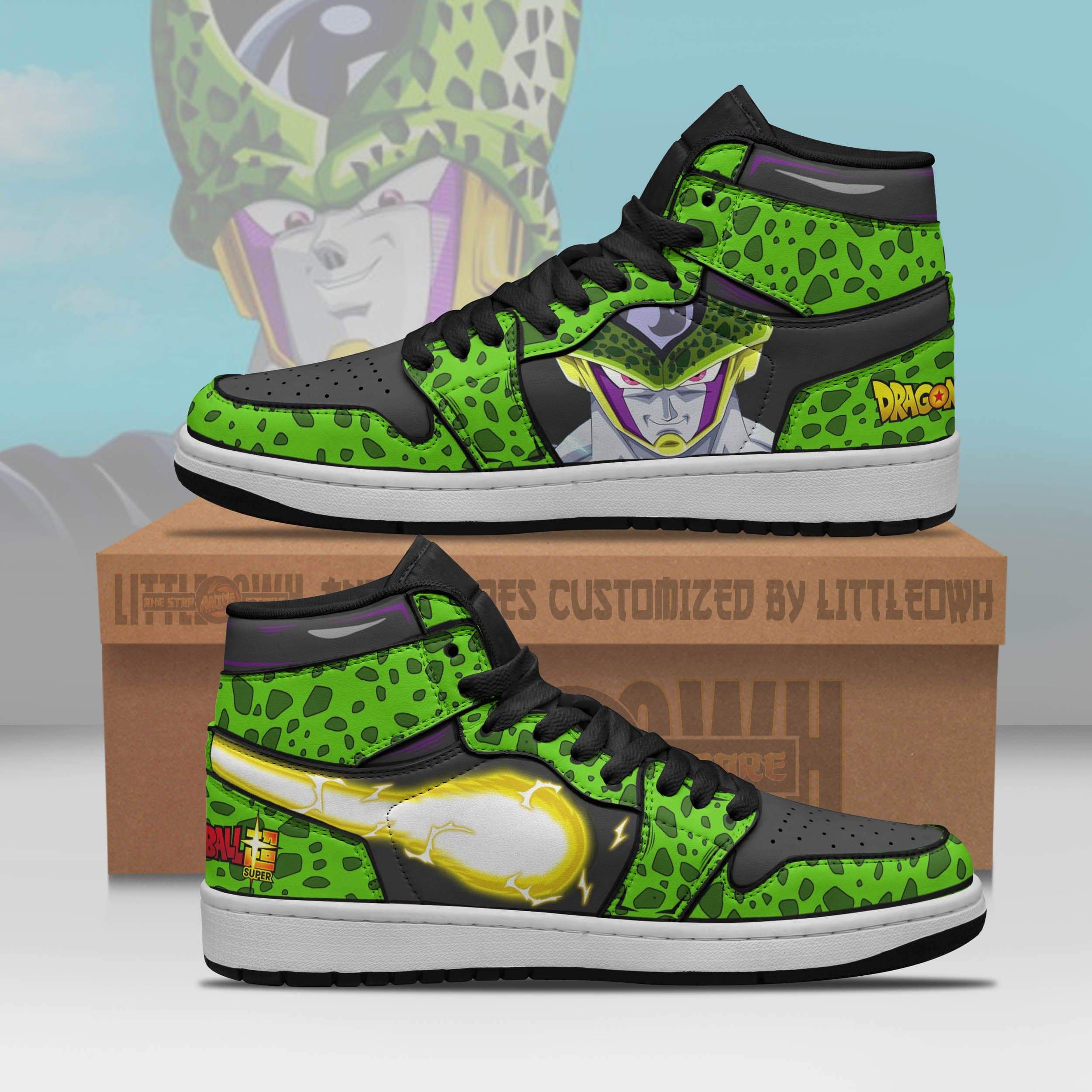 Cell Jd Sneakers Custom Dragon Ball Super Anime Shoes