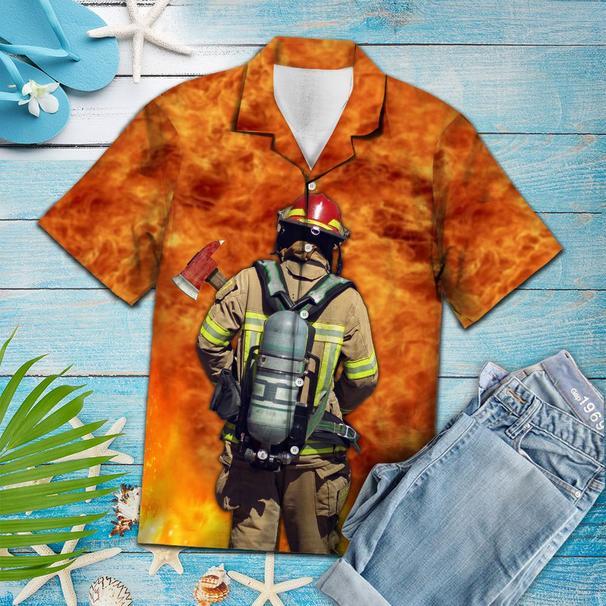 Amazing Firefighter Hawaiian Shirt Pre10538