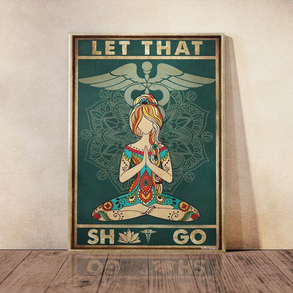 Nurse Yoga Canvas And Poster Wall Art | Wall Decor