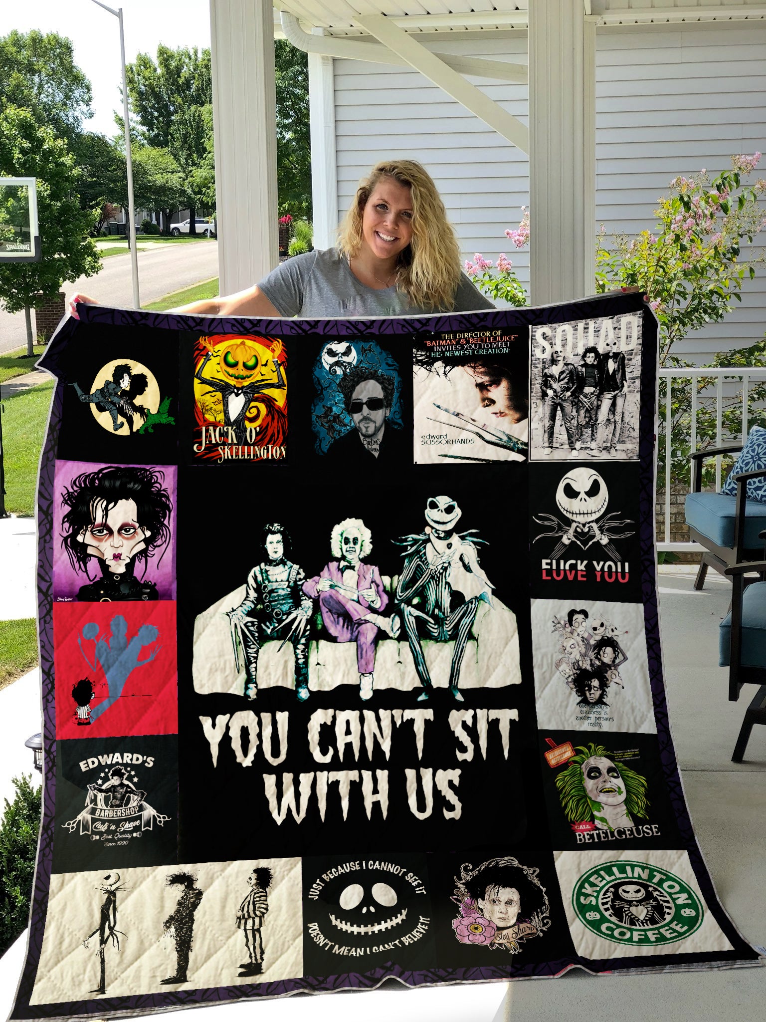 You Can’T Sit With Us Halloween Quilt