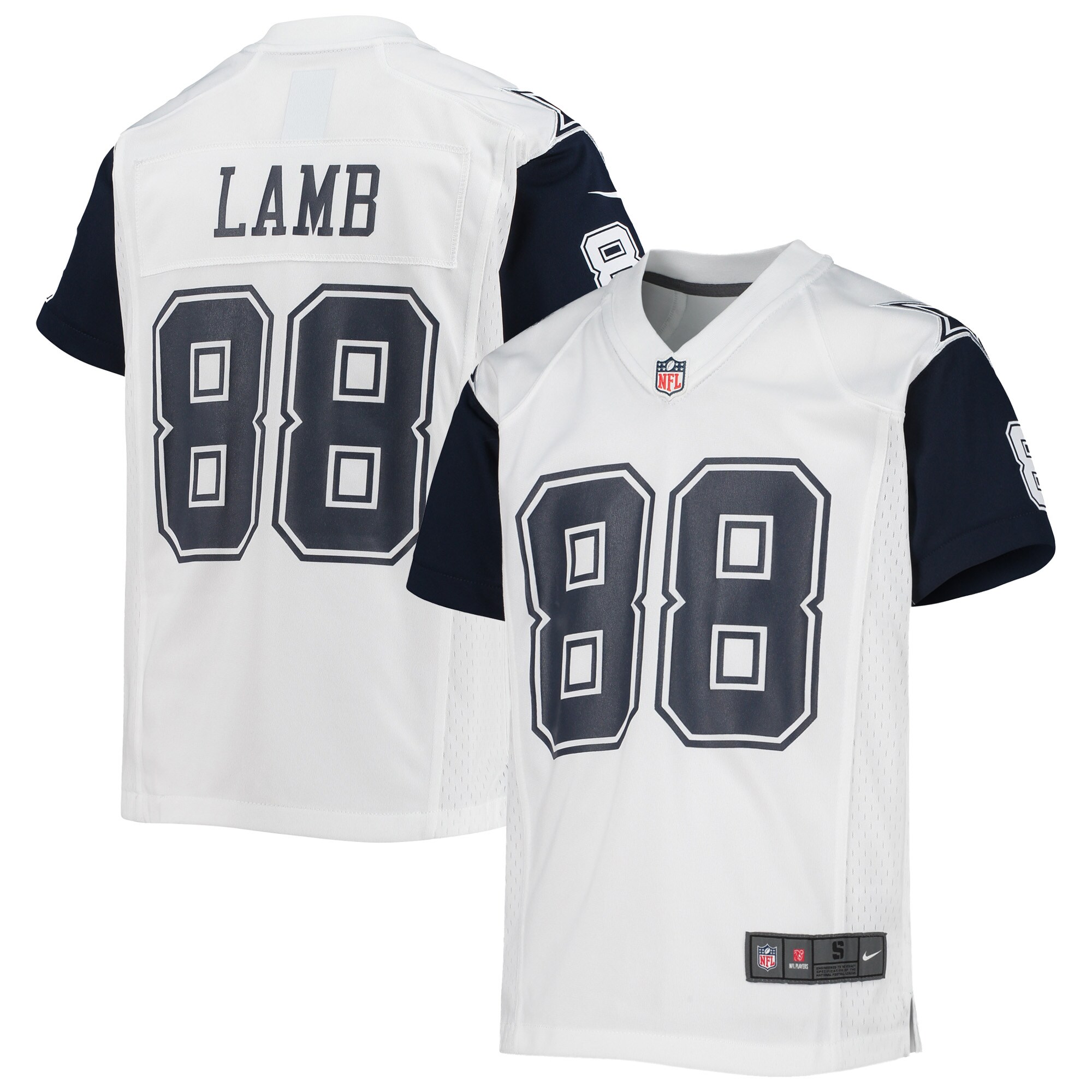 CeeDee Lamb Dallas Cowboys Youth Alternate Game Jersey – White