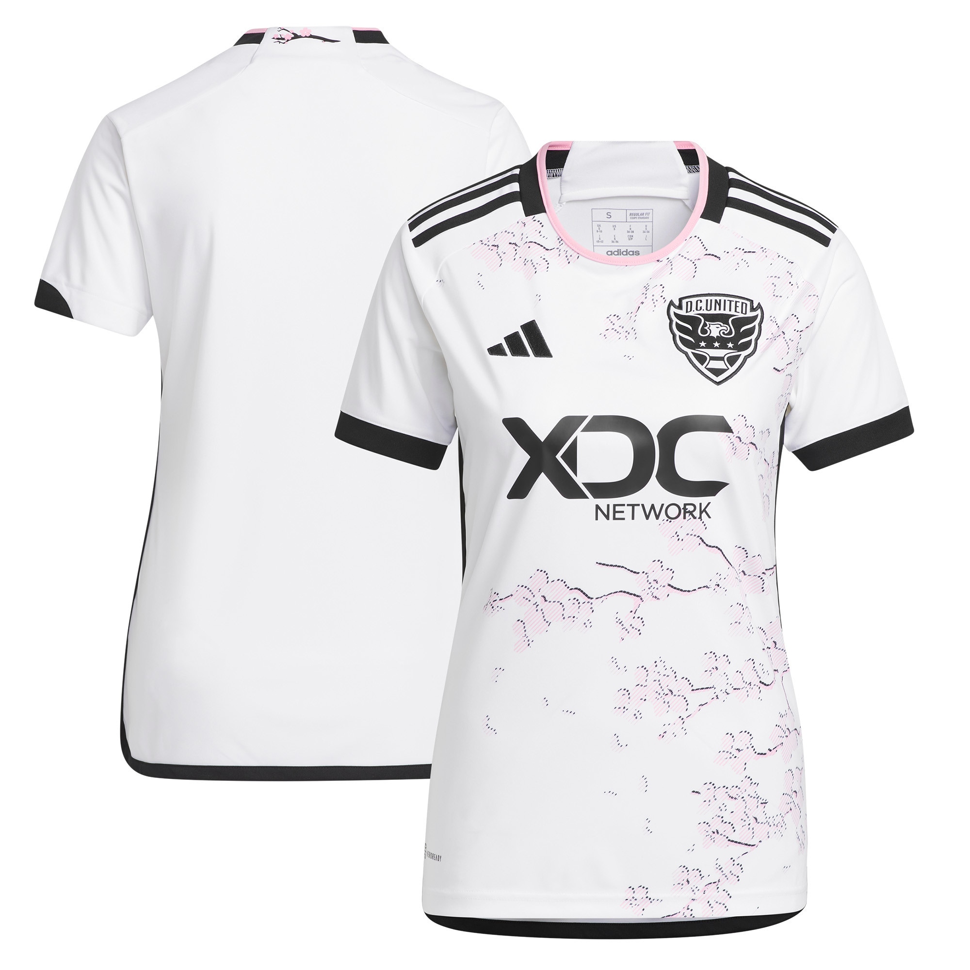 D.C. United Women's 2023 The Cherry Blossom Kit Replica Jersey – White