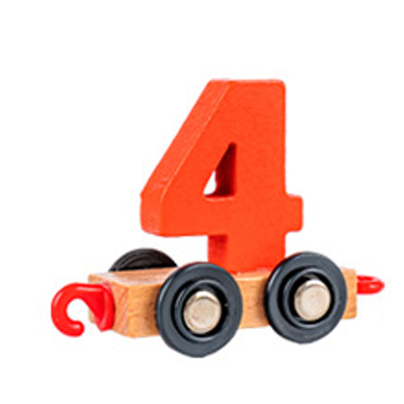1PCS Wooden Digital Train Children’s Teaching Intelligence Board Building Doll Math Baby Early Education Wooden Montessori Toys alx