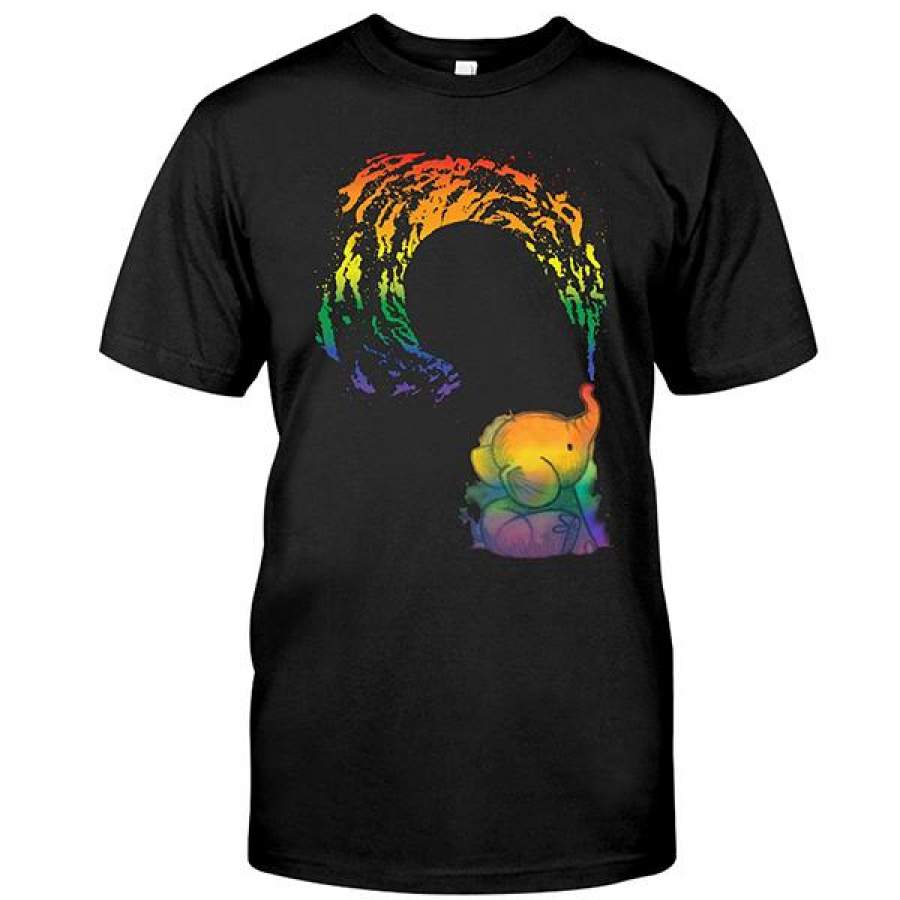 Gay LGBT Shirt – I am The Elephant – Men Short Sleeve T Shirt – SSID2016