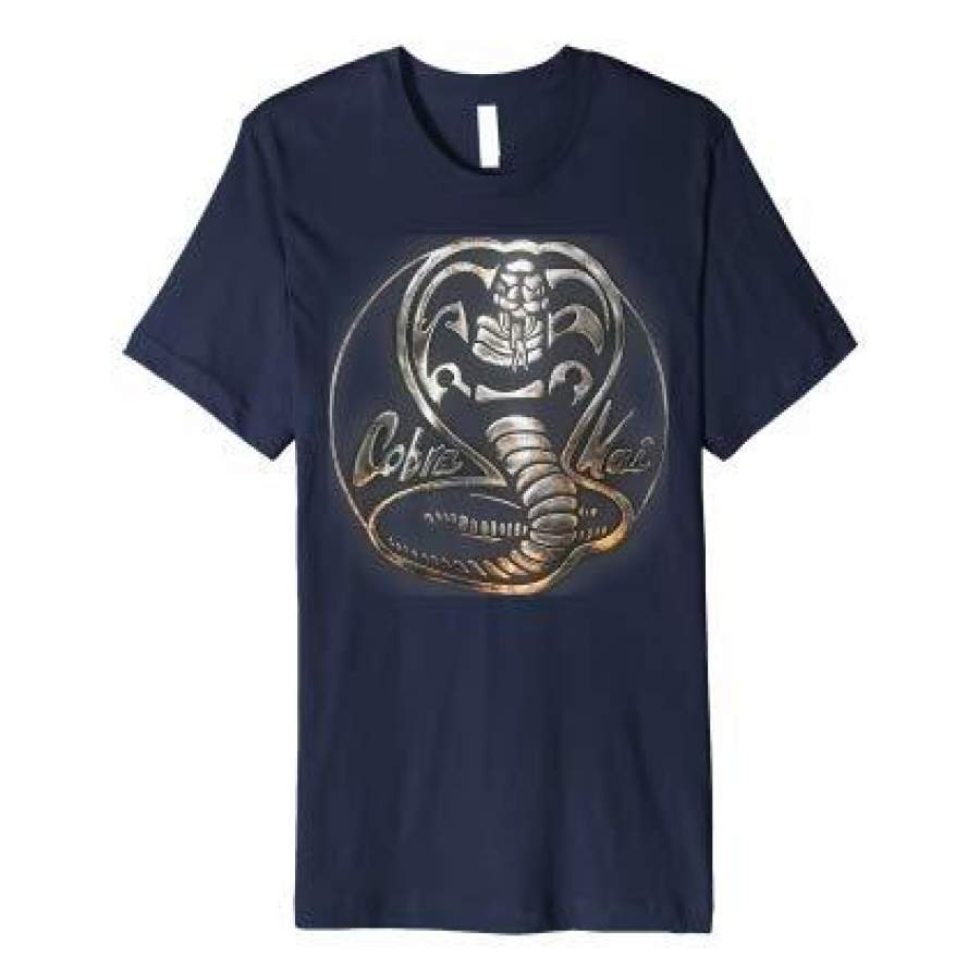 Cobra Kai Rusted Steel Snake Logo T-Shirt