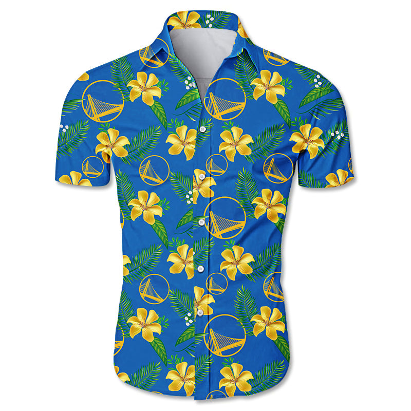 Golden State Warriors Hawaii Shirt Small Flowers Ha29431