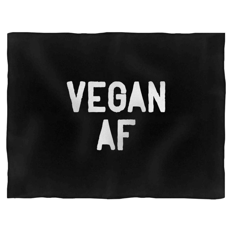 Vegan Af Vegan Vegetarian Vegan Animal Rights Blanket