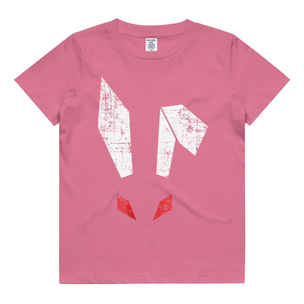 Bad Easter Bunny Geometric Grunge Look Kids T Shirt