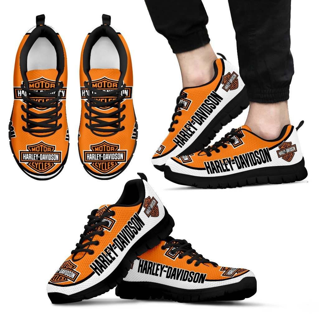 Harley Davidson Unisex Breathable Sneakers Motorcycle 7 Custom Shoes