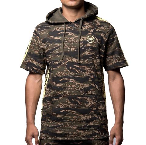 Young and Reckless Highlander SS Hoodie Sweatshirt Pullover Tiger Camo