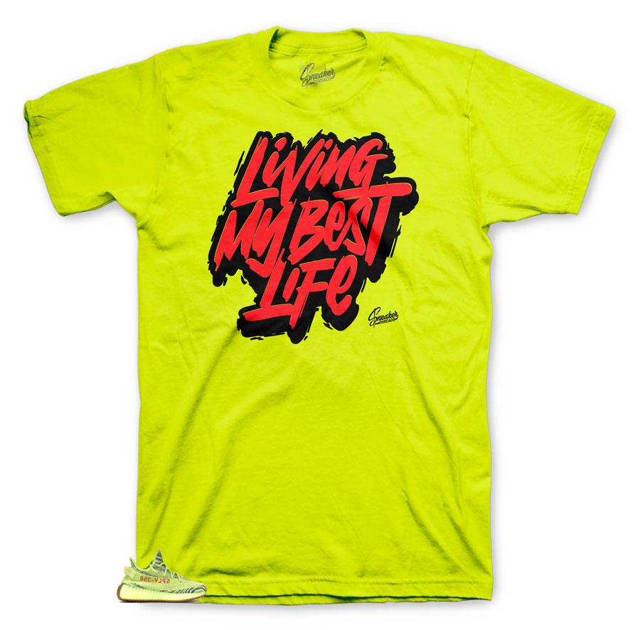 Yeezy Frozen Yellow Living Life Shirt