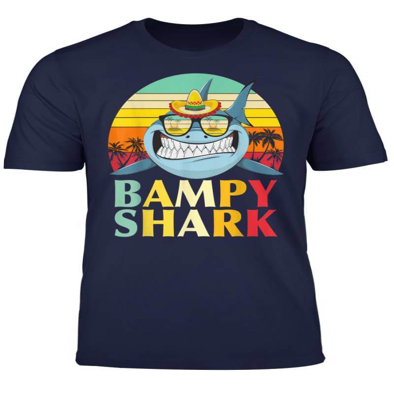 Bampy Shark Shirt Gifts For Grandad From Grandchildren T Shirt