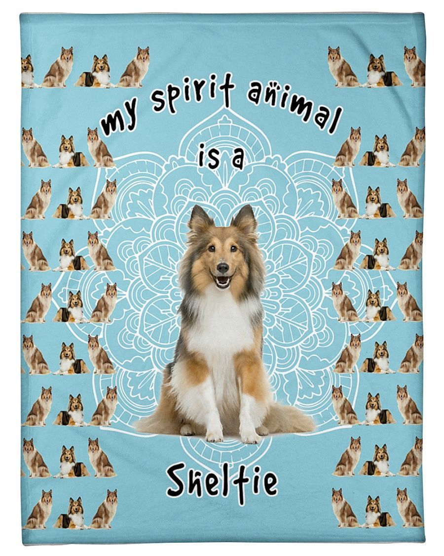 Sheltie Is My Spirit Animal Blanket