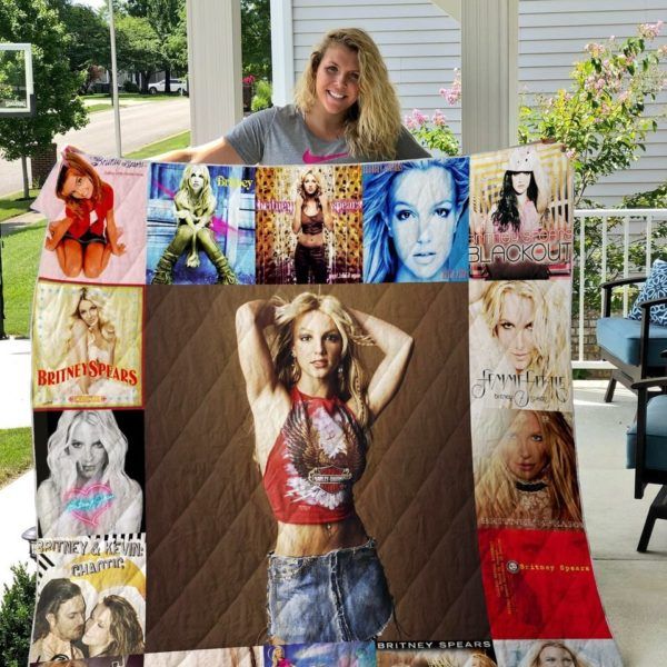 Britney Spears Style Two 3D Quilt Blanket HGM16